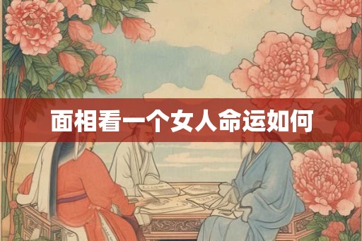 面相看一个女人命运如何