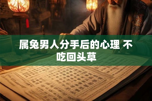 属兔男人分手后的心理 不吃回头草 属兔男人分手后的心理 不吃回头草