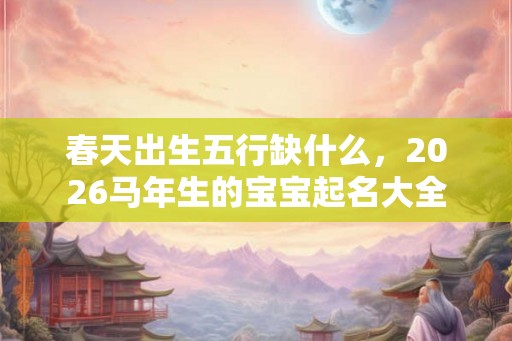 春天出生五行缺什么，2026马年生的宝宝起名大全