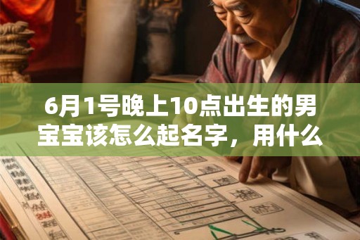 6月1号晚上10点出生的男宝宝该怎么起名字，用什么字好
