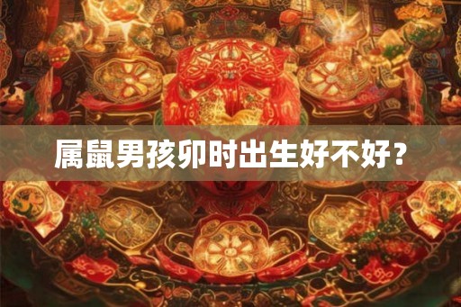 属鼠男孩卯时出生好不好？