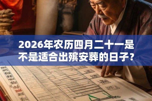 2026年农历四月二十一是不是适合出殡安葬的日子？