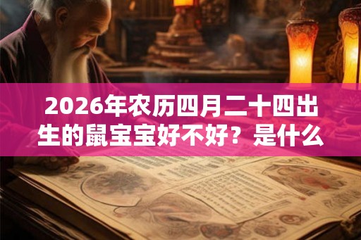 2026年农历四月二十四出生的鼠宝宝好不好?是什么命? 2026年农历四月二十四出生的鼠宝宝好不好?是什么命?