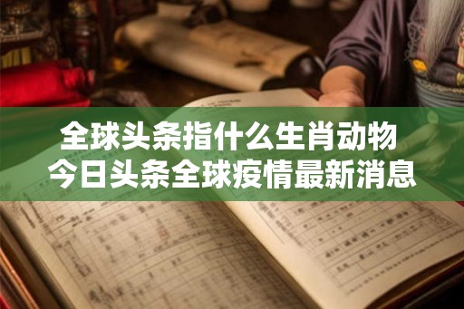 全球头条指什么生肖动物 今日头条全球疫情最新消息 全球头条指什么生肖动物 今日头条全球疫情最新消息