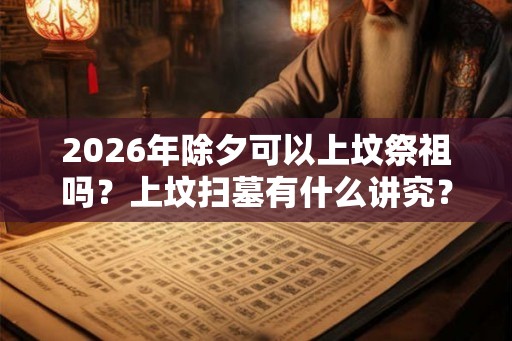 2026年除夕可以上坟祭祖吗？上坟扫墓有什么讲究？