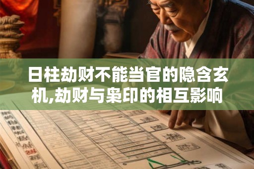日柱劫财不能当官的隐含玄机,劫财与枭印的相互影响