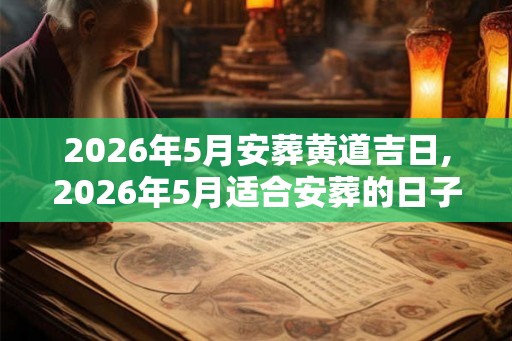 2026年5月安葬黄道吉日,2026年5月适合安葬的日子