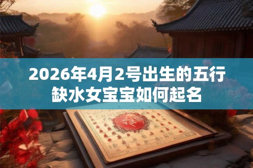 2026年4月2号出生的五行缺水女宝宝如何起名