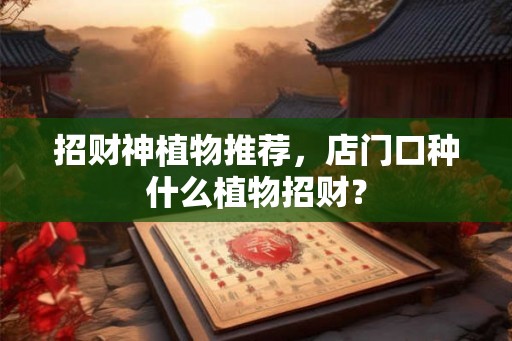 招财神植物推荐，店门口种什么植物招财？