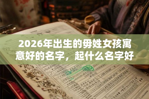 2026年出生的毋姓女孩寓意好的名字，起什么名字好听