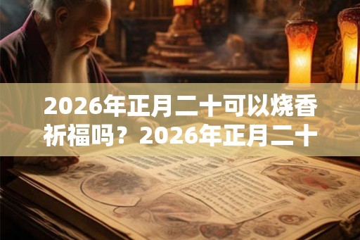 2026年正月二十可以烧香祈福吗？2026年正月二十卦象好吗？