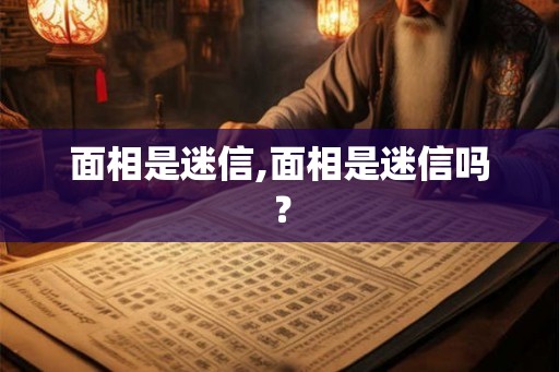 面相是迷信,面相是迷信吗？