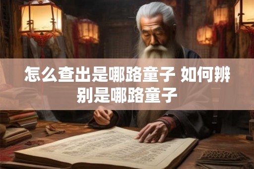 怎么查出是哪路童子 如何辨别是哪路童子