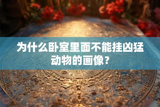 为什么卧室里面不能挂凶猛动物的画像？