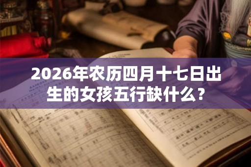 2026年农历四月十七日出生的女孩五行缺什么？