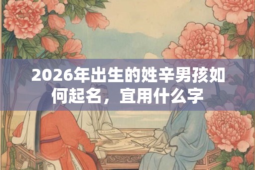 2026年出生的姓辛男孩如何起名，宜用什么字
