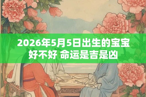 2026年5月5日出生的宝宝好不好 命运是吉是凶