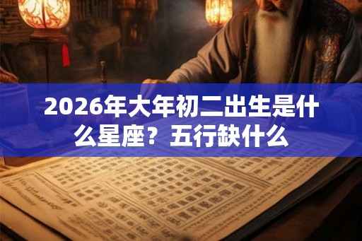 2026年大年初二出生是什么星座?五行缺什么 2026年大年初二出生是什么星座?五行缺什么