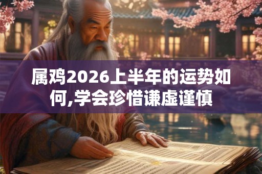 属鸡2026上半年的运势如何,学会珍惜谦虚谨慎