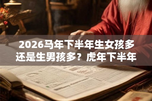 2026马年下半年生女孩多还是生男孩多?虎年下半年出生的女孩好不好? 2026马年下半年生女孩多还是生男孩多?虎年下半年出生的女孩好不好?