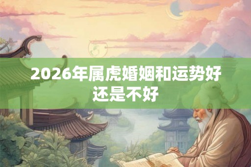 2026年属虎婚姻和运势好还是不好