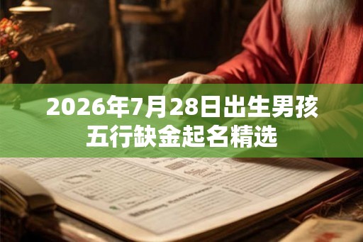 2026年7月28日出生男孩五行缺金起名精选