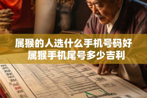 属猴的人选什么手机号码好 属猴手机尾号多少吉利 属猴的人选什么手机号码好 属猴手机尾号多少吉利