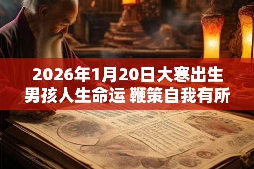2026年1月20日大寒出生男孩人生命运 鞭策自我有所成就