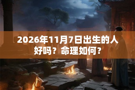 2026年11月7日出生的人好吗？命理如何？