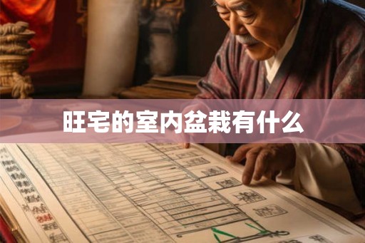 旺宅的室内盆栽有什么