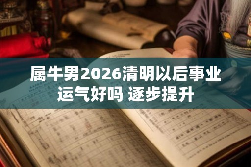 属牛男2026清明以后事业运气好吗 逐步提升 属牛男2026清明以后事业运气好吗 逐步提升
