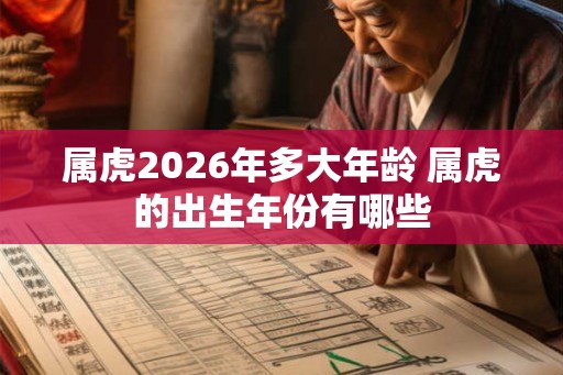 属虎2026年多大年龄 属虎的出生年份有哪些 属虎2026年多大年龄 属虎的出生年份有哪些