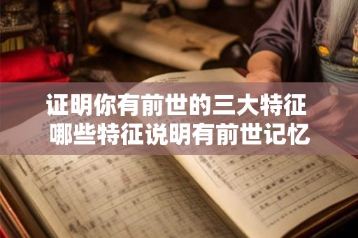 证明你有前世的三大特征 哪些特征说明有前世记忆 证明你有前世的三大特征 哪些特征说明有前世记忆