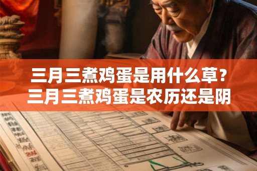 三月三煮鸡蛋是用什么草？三月三煮鸡蛋是农历还是阴历？