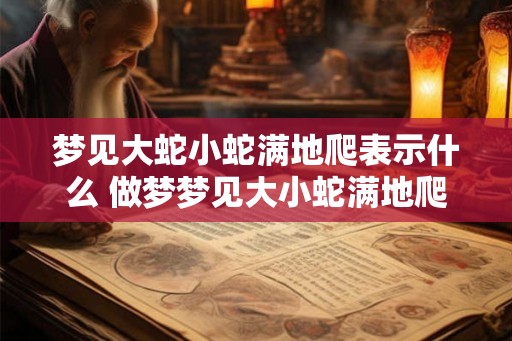 梦见大蛇小蛇满地爬表示什么 做梦梦见大小蛇满地爬是什么预兆