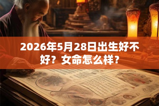 2026年5月28日出生好不好？女命怎么样？