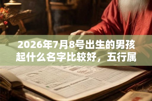 2026年7月8号出生的男孩起什么名字比较好,五行属什么 2026年7月8号出生的男孩起什么名字比较好,五行属什么
