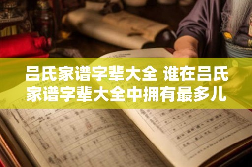 吕氏家谱字辈大全 谁在吕氏家谱字辈大全中拥有最多儿孙 吕氏家谱字辈大全 谁在吕氏家谱字辈大全中拥有最多儿孙