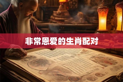 非常恩爱的生肖配对