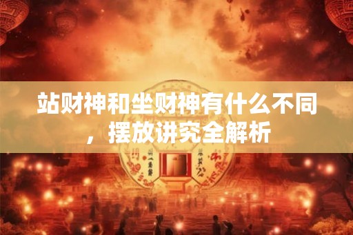 站财神和坐财神有什么不同，摆放讲究全解析