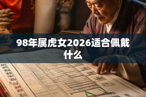 98年属虎女2026适合佩戴什么 98年属虎女2026适合佩戴什么