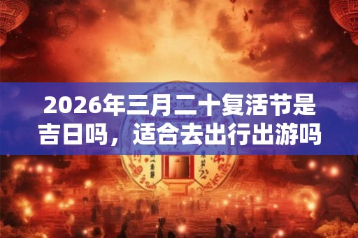 2026年三月二十复活节是吉日吗，适合去出行出游吗？