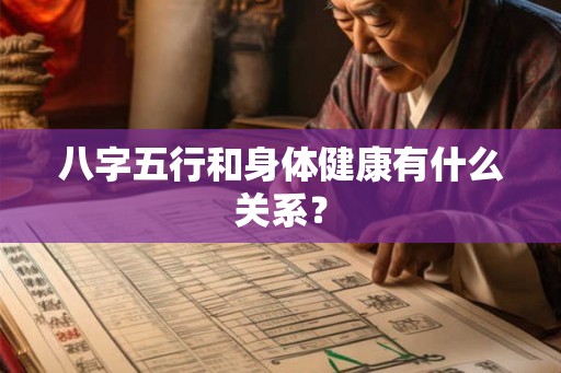 八字五行和身体健康有什么关系？