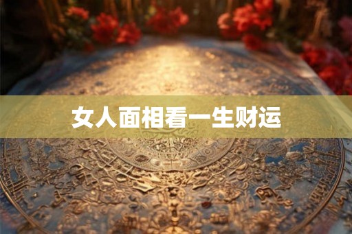 女人面相看一生财运