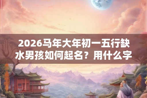 2026马年大年初一五行缺水男孩如何起名？用什么字好？