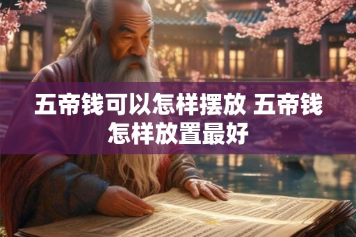 五帝钱可以怎样摆放 五帝钱怎样放置最好