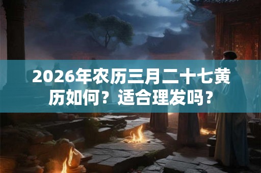 2026年农历三月二十七黄历如何?适合理发吗? 2026年农历三月二十七黄历如何?适合理发吗?