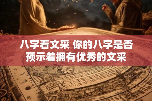八字看文采 你的八字是否预示着拥有优秀的文采