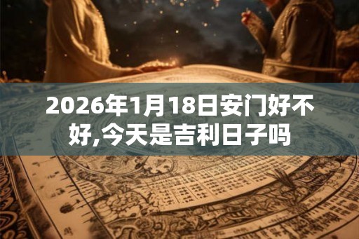 2026年1月18日安门好不好,今天是吉利日子吗
