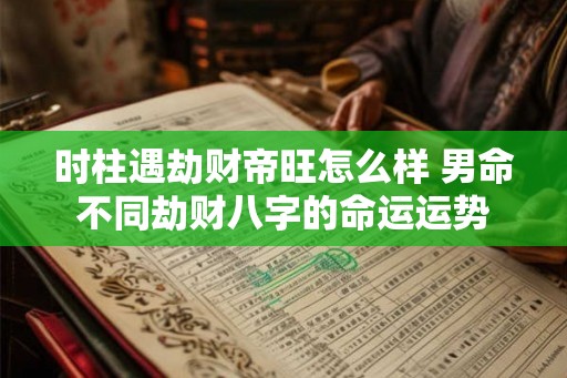 时柱遇劫财帝旺怎么样 男命不同劫财八字的命运运势